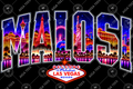 MALOSI VEGAS COLLAGE PRO CLUB BLACK HOODIE