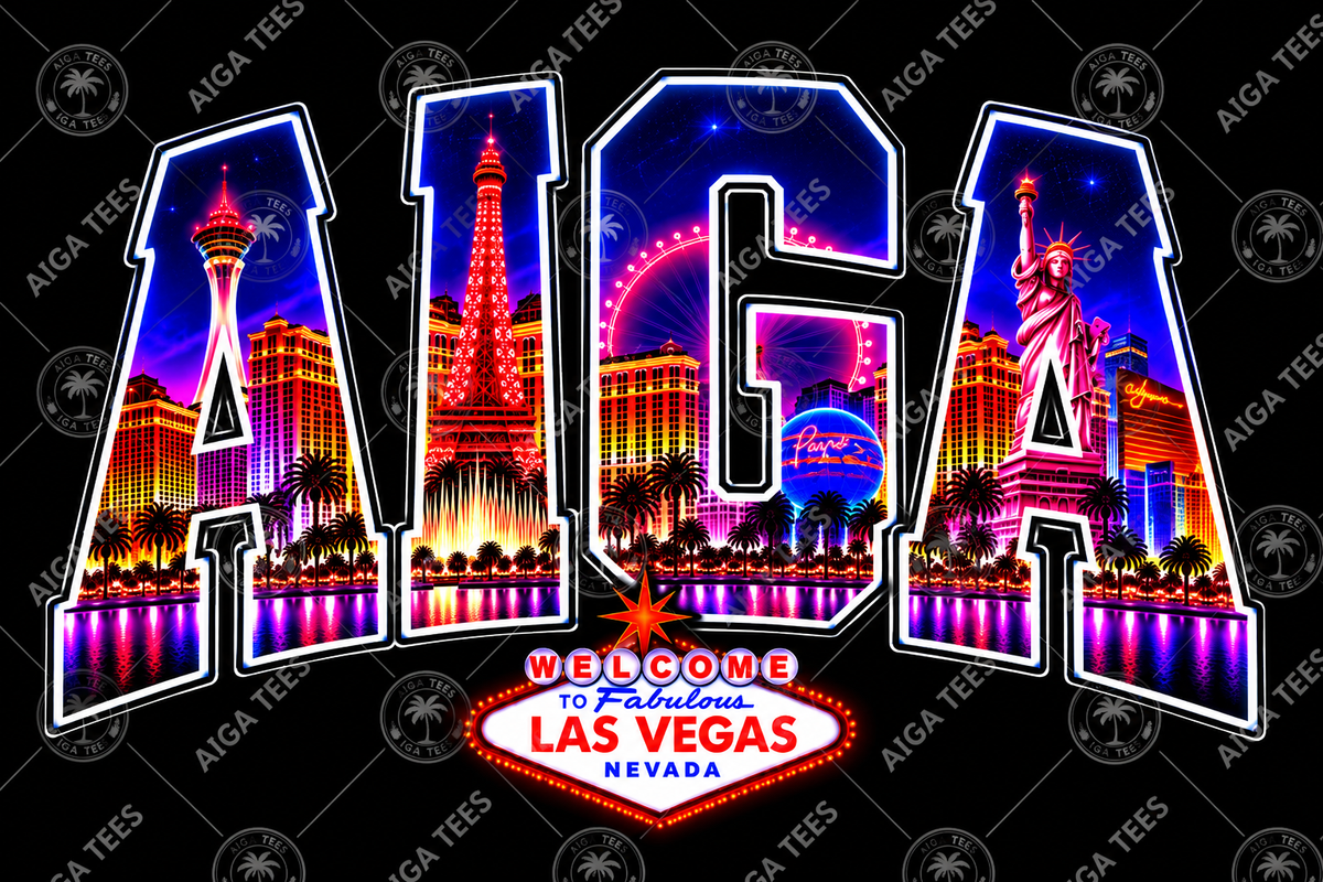 AIGA VEGAS COLLAGE PRO CLUB BLACK HOODIE