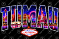 TUMAU VEGAS COLLAGE PRO CLUB BLACK HOODIE