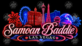 SAMOAN BADDIE VEGAS BUBBLE GUM GILDAN G500 BLACK SHIRT