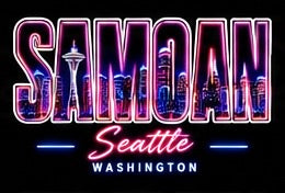 SAMOAN SEATTLE PRO CLUB BLACK SHIRT