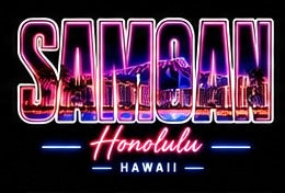 SAMOAN HONOLULU PRO CLUB BLACK SHIRT
