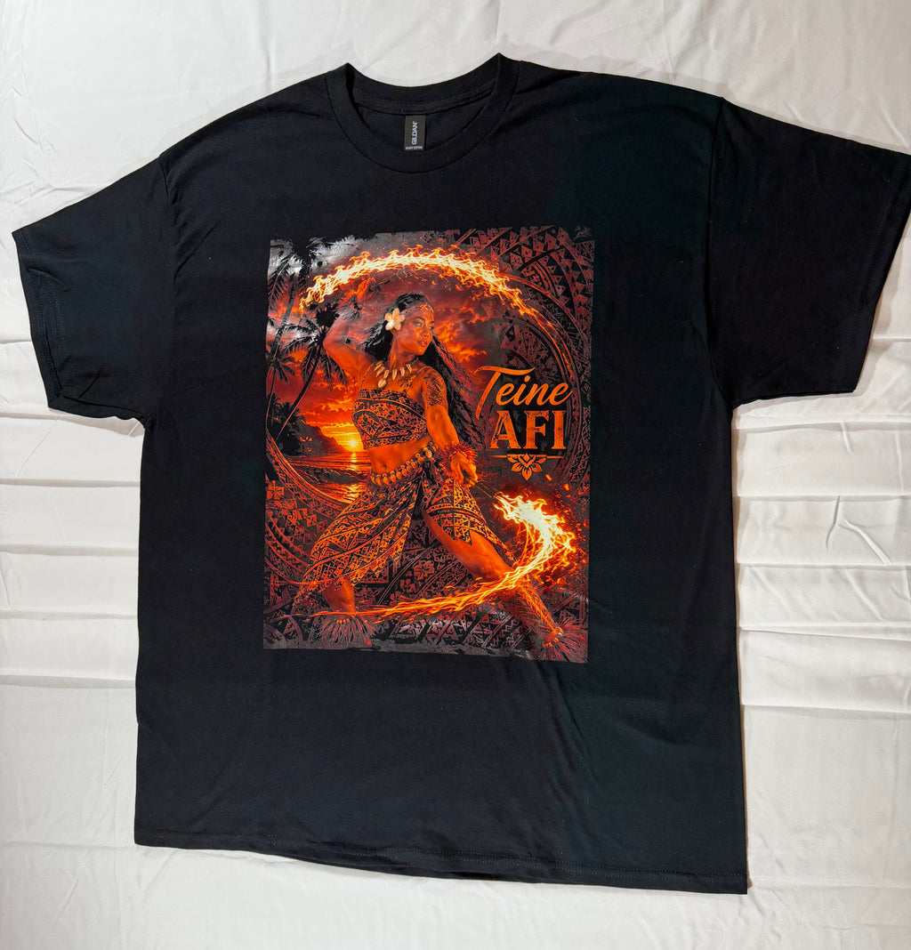 TEINE AFI GILDAN G500 BLACK SHIRT