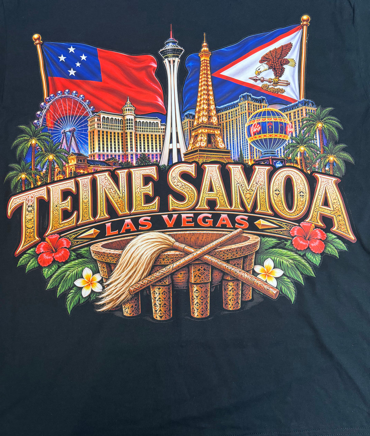 TEINE SAMOA BLACK PRO CLUB SHIRT